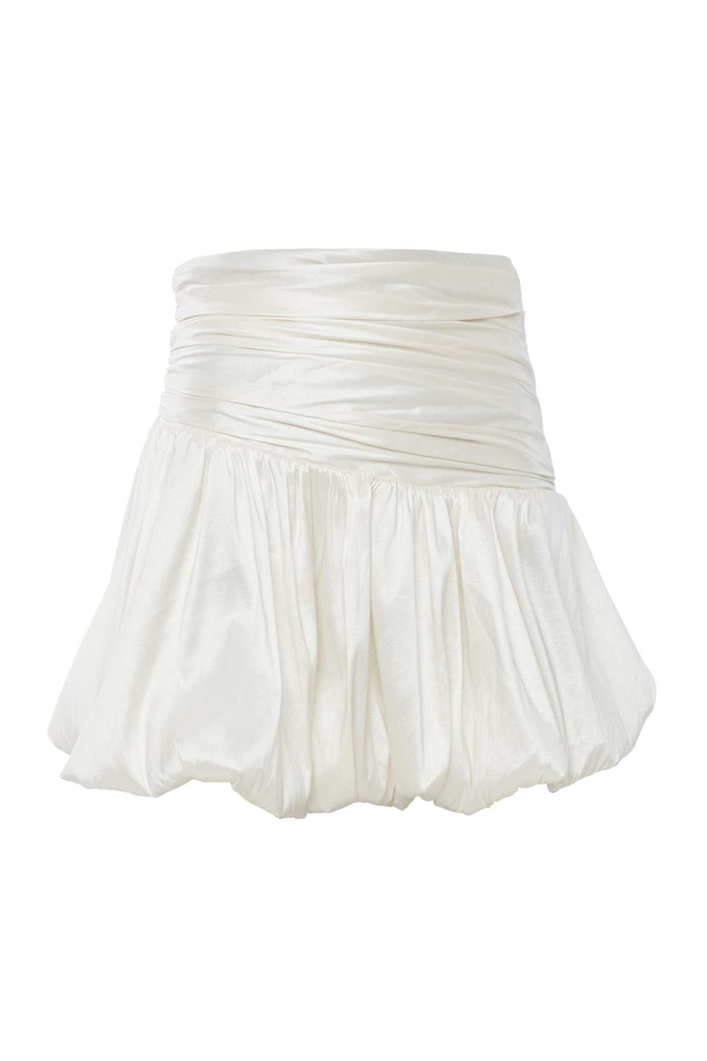 Yasmin - Draped Balloon Mini Skirt