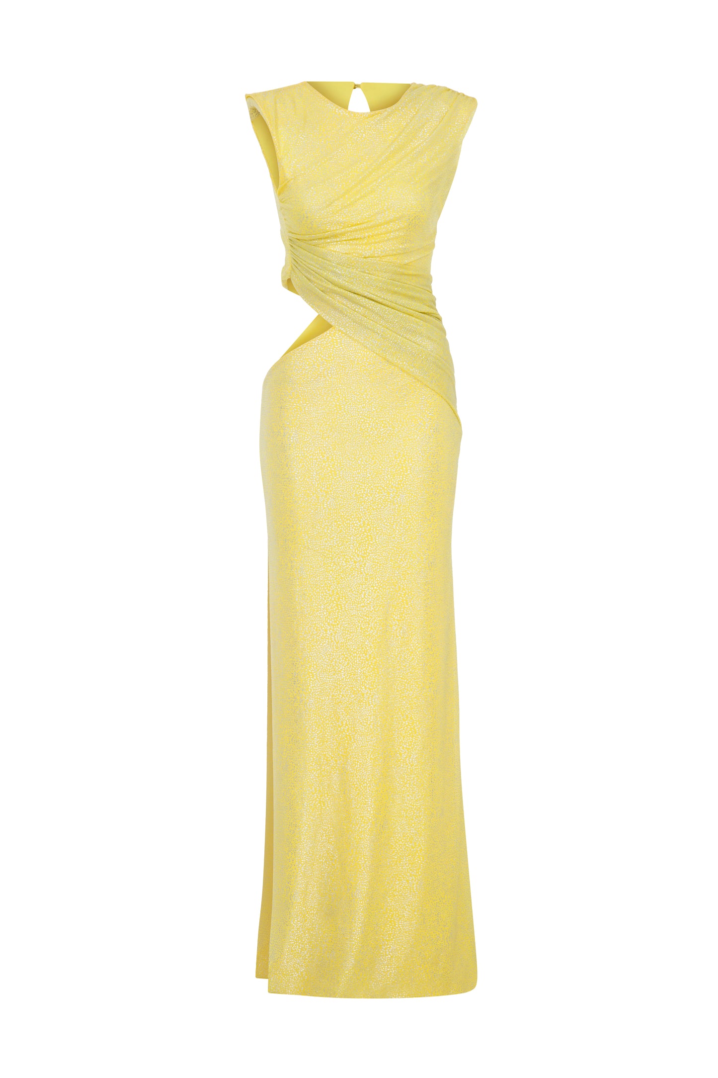 Sydney - Asymmetric Cutout Maxi Dress