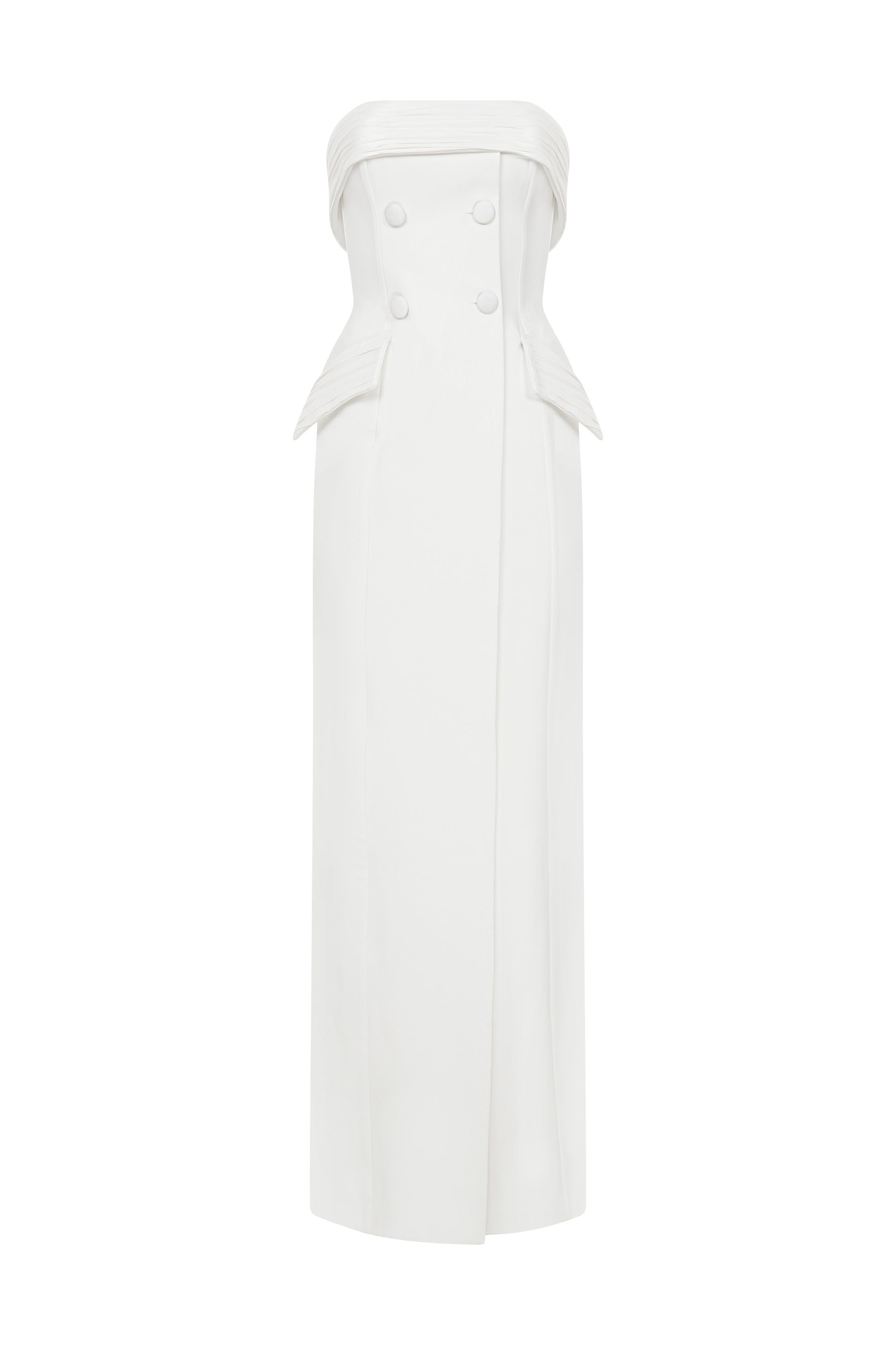 glorie strapless maxi dress GLS by Gloria GL3461 - Long Mesh A-Line Dress